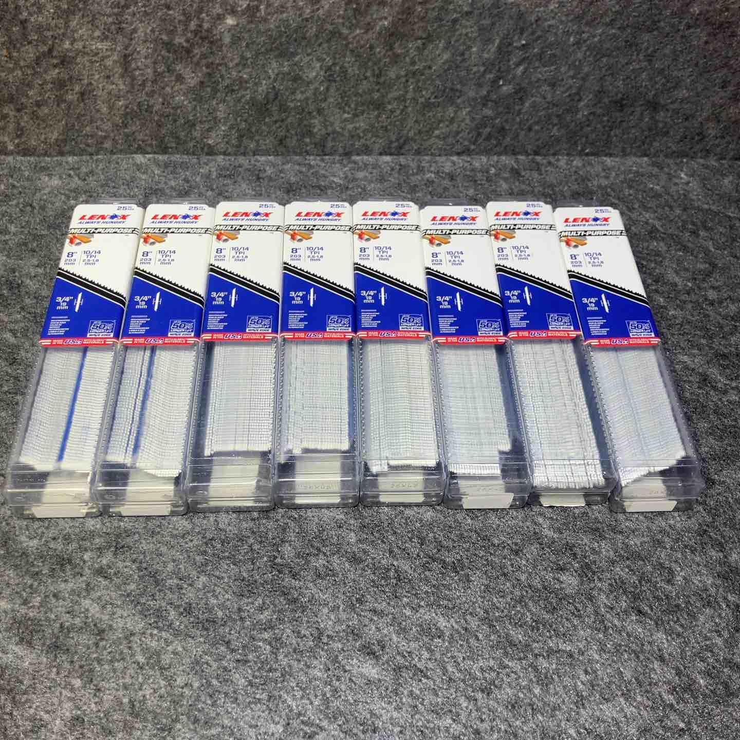 レノックス LENOX 200 mm セーバーソーブレード 入 8箱 セット レシプロソー替刃