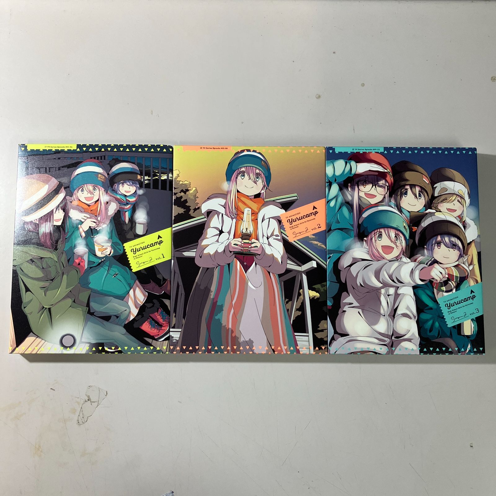 むつ17-112304】「ゆるキャン△」シーズン2 初回生産限定盤 全3巻