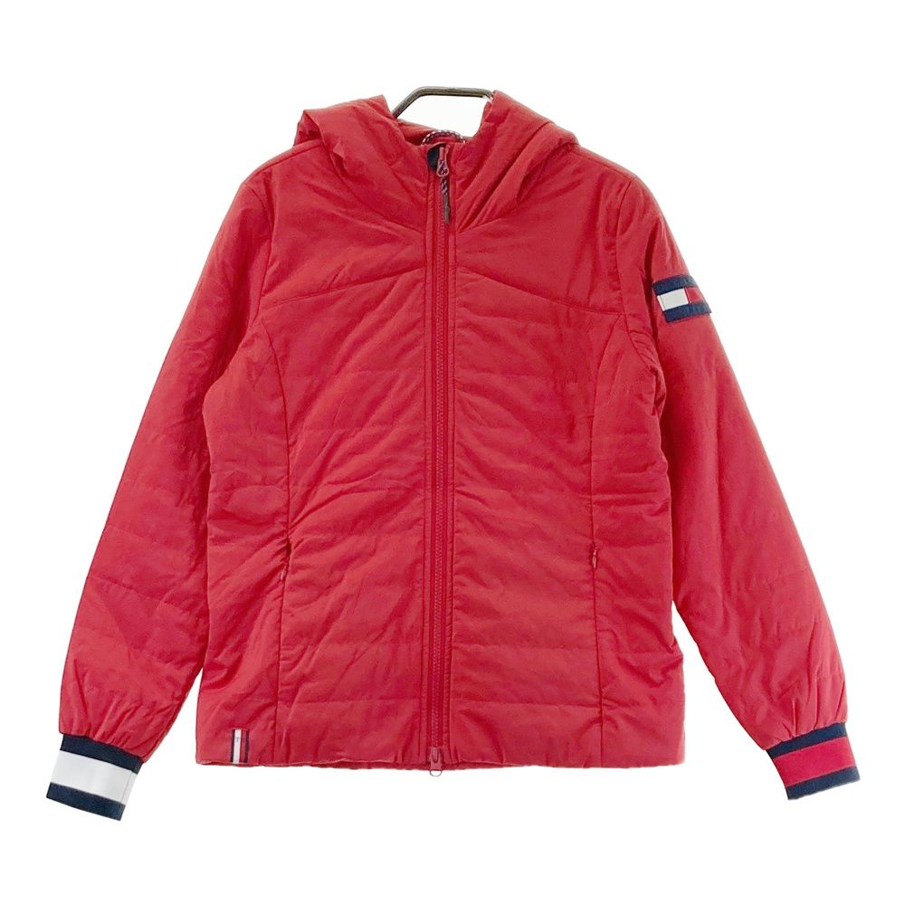 【送料無料，限定SALE】 サイズ：S TOMMY HILFIGER GOLF トミー ヒルフィガーゴルフ  中綿ジャケット  レッド系 [240101458707] ゴルフウェア レディース ストスト ジャケット