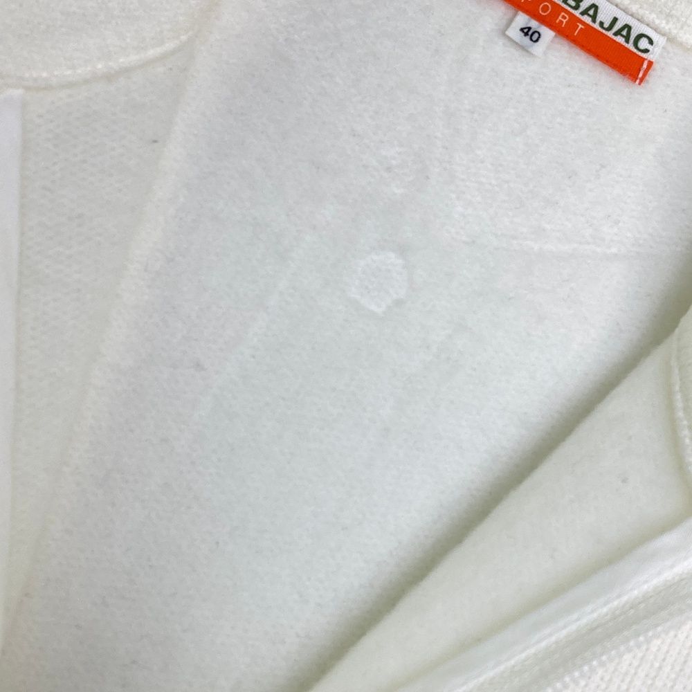 カステルバジャック 白 ベスト ゴルフウエア 美品 サイズ40 カステル