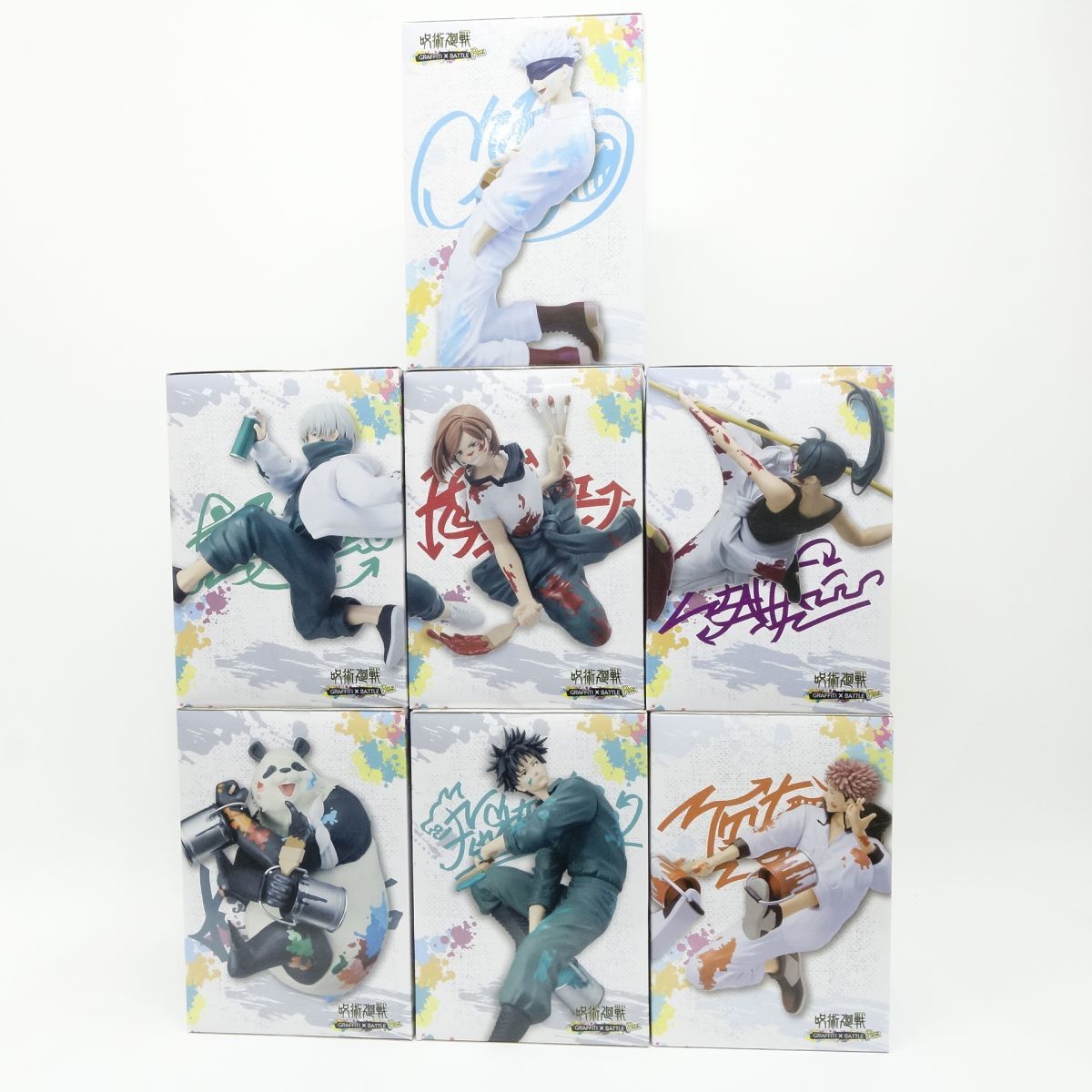 未開封】セガ ラッキーくじ 呪術廻戦 GRAFFITI×BATTLE Re: A/B/C/D/E/F