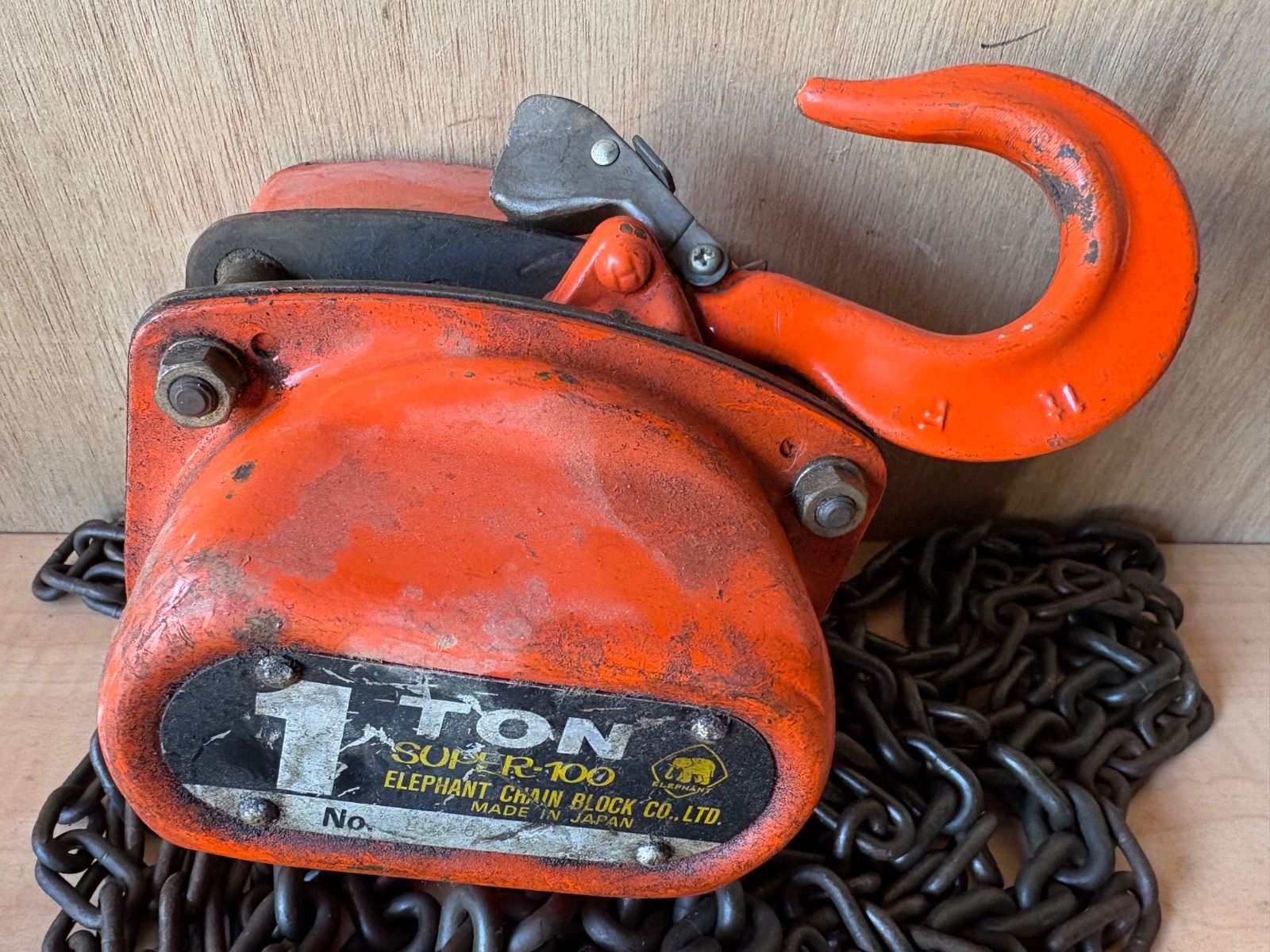 象印 エレファント 1トン チェーンブロック チェンブロ SUPER-100