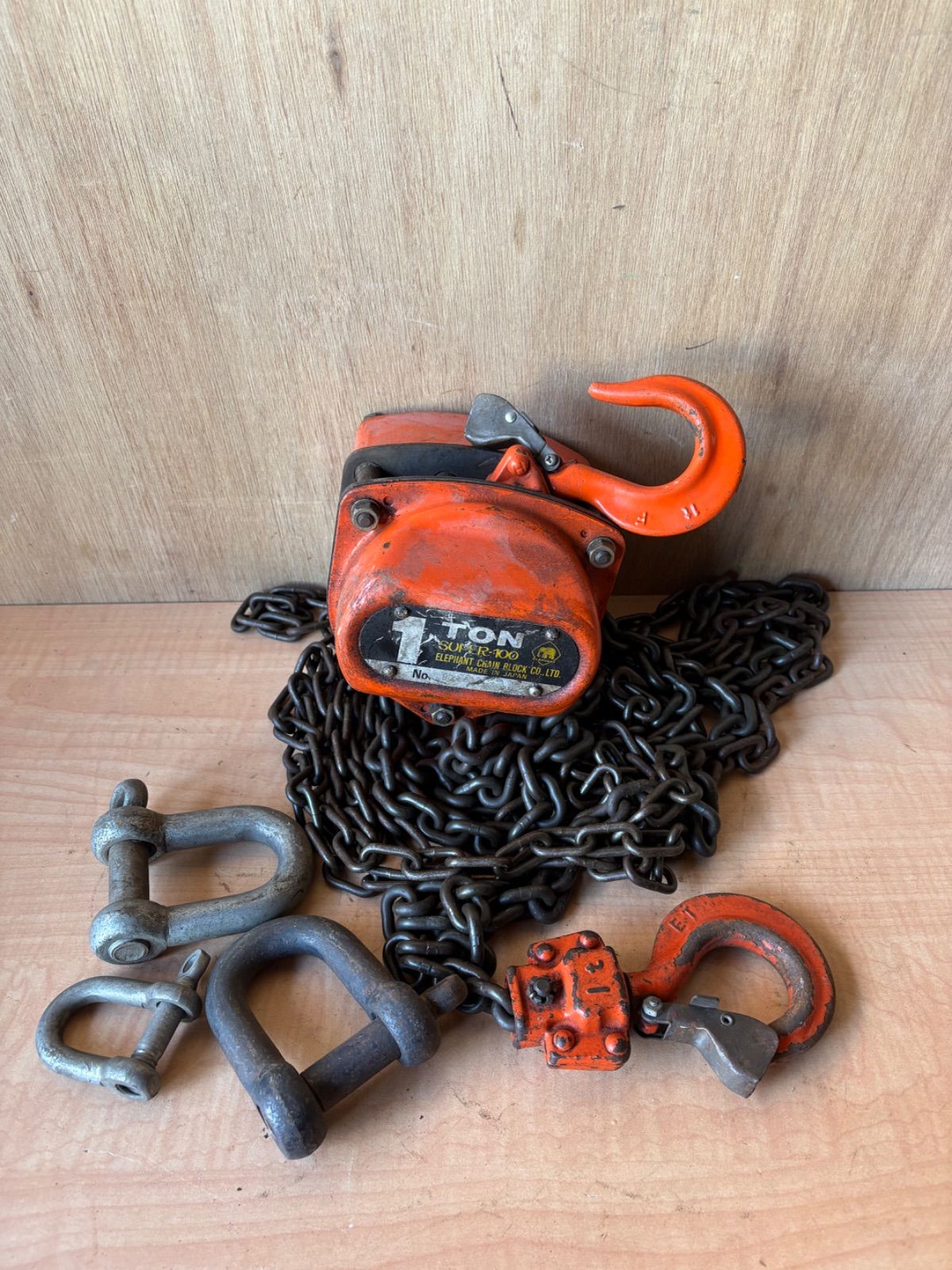 象印 エレファント 1トン チェーンブロック チェンブロ SUPER 100