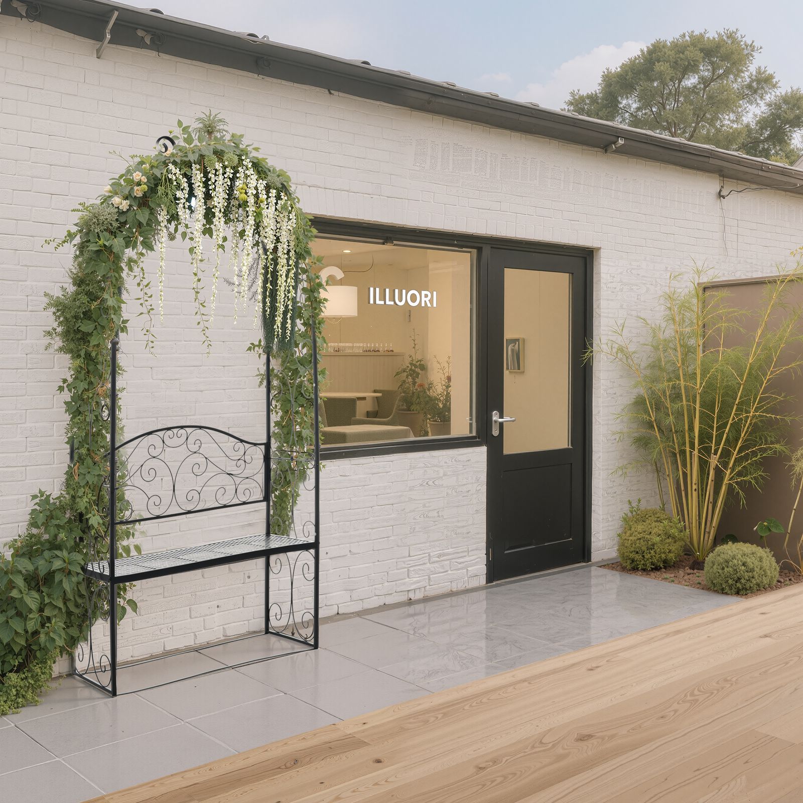 ガーデンベンチ 2人掛け ガーデンアーチ ローズアーチ 園芸 ガーデニング用品 ガーデンベンチ 2人掛け ガーデンアーチ ローズアーチ 園芸