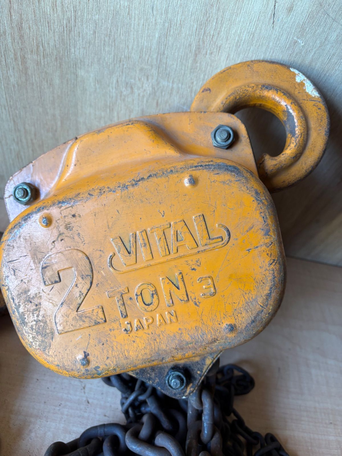 2トン 手動 チェーンブロック チェンブロ