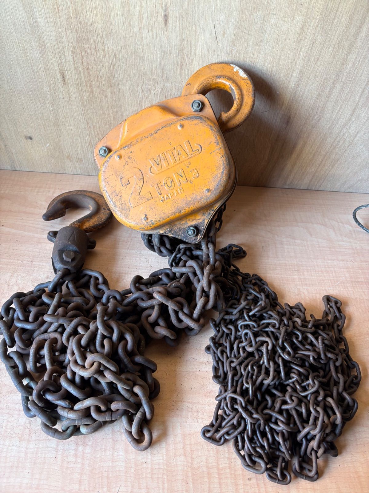 2トン 手動 チェーンブロック チェンブロ