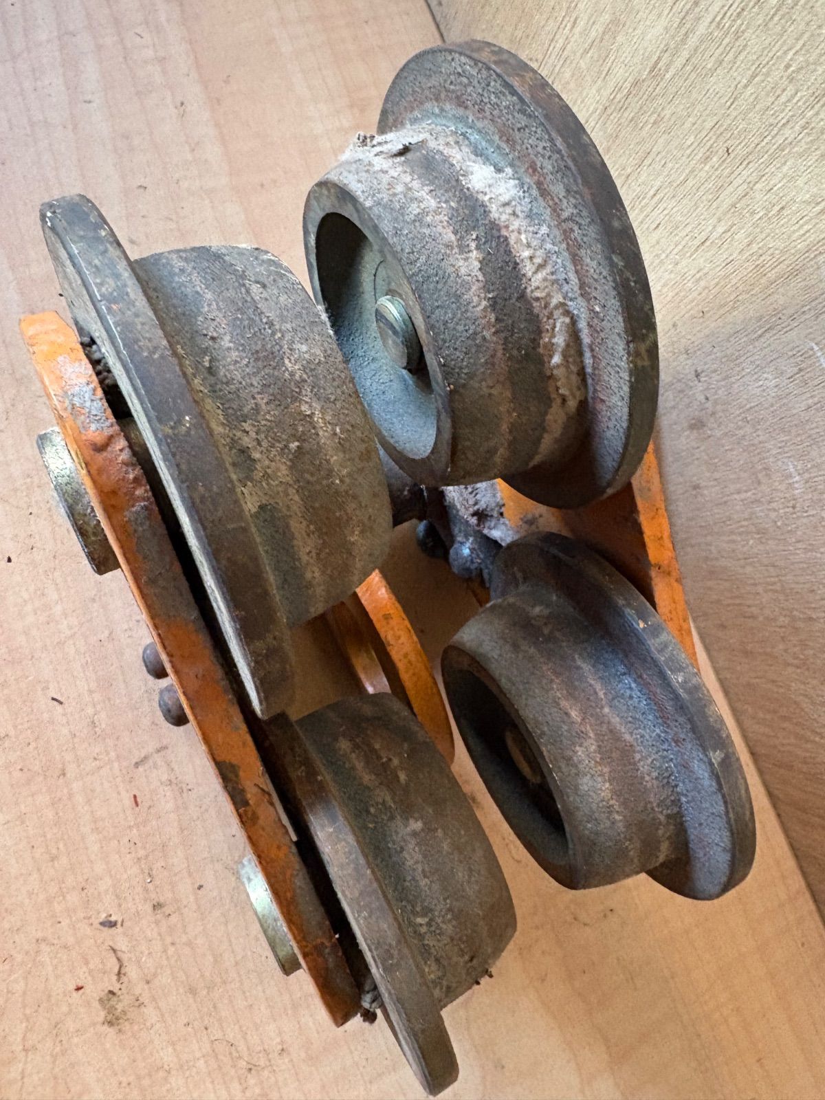  1トン用滑車 フック式ブロック プレントロリー その他 バイス クランプ