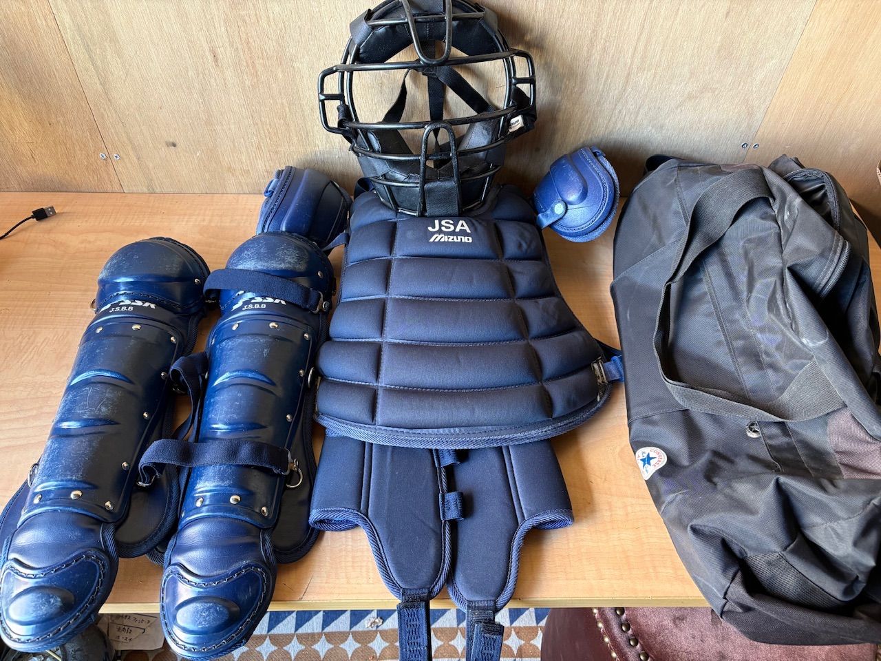 MIZUNO ミズノ ジュニア 子供用 野球 ソフトボール キャッチャー防具