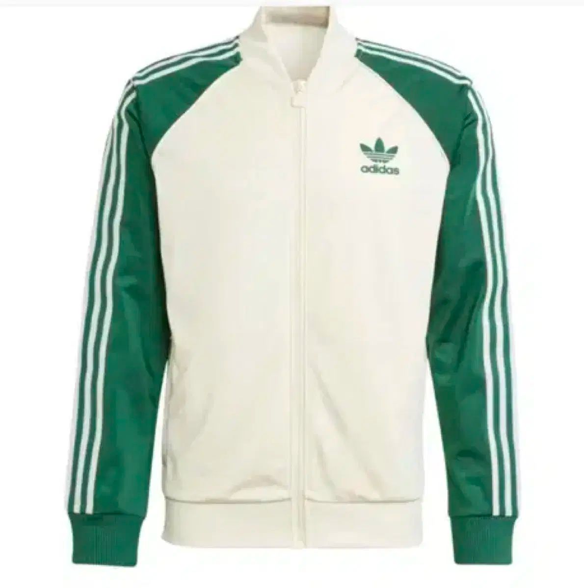 アディダス ジャージ SST トラックジャージ ワンダー 白 カレッジエイト グリーン