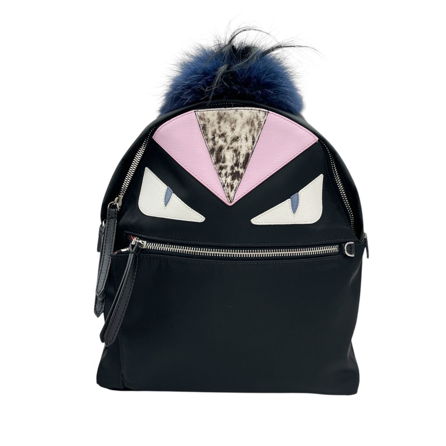 FENDI フェンディ リュック モンスター 8BZ035 ナイロン レザー