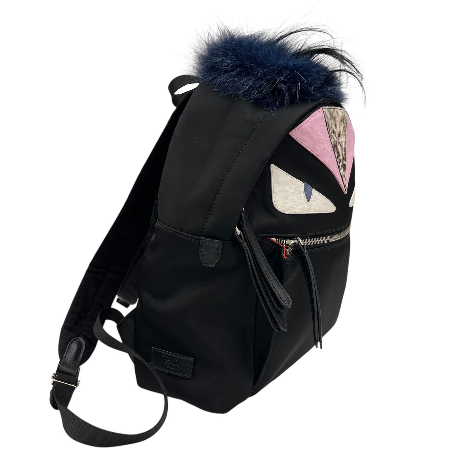 FENDI フェンディ リュック モンスター 8BZ035 ナイロン レザー