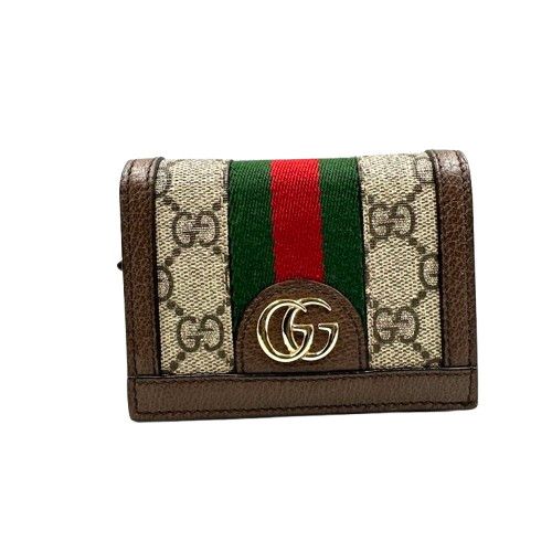 GUCCI グッチ オフィディア シェリーライン 折り財布 コンパクト