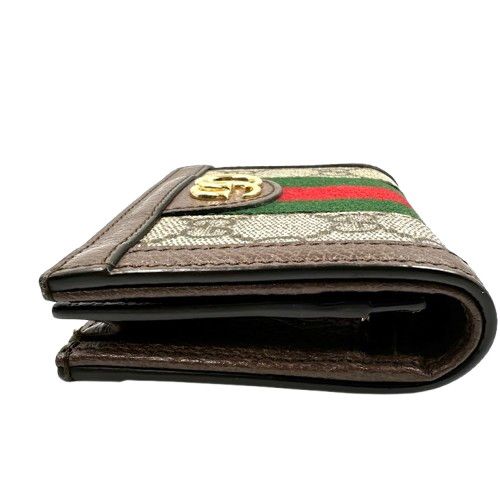 GUCCI グッチ オフィディア シェリーライン 折り財布 コンパクト