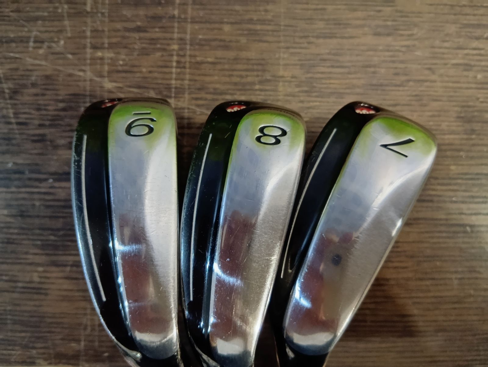 プロギア NEW egg アイアン 2015 カーボン7-P.A.AS.S 7本 Iset 【中古品】〈現品限り〉PRGR 2015 NEW egg IRON (赤) アイアン