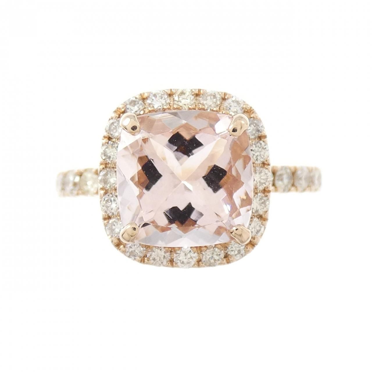 K18PG モルガナイト リング 1.95CT - メルカリ