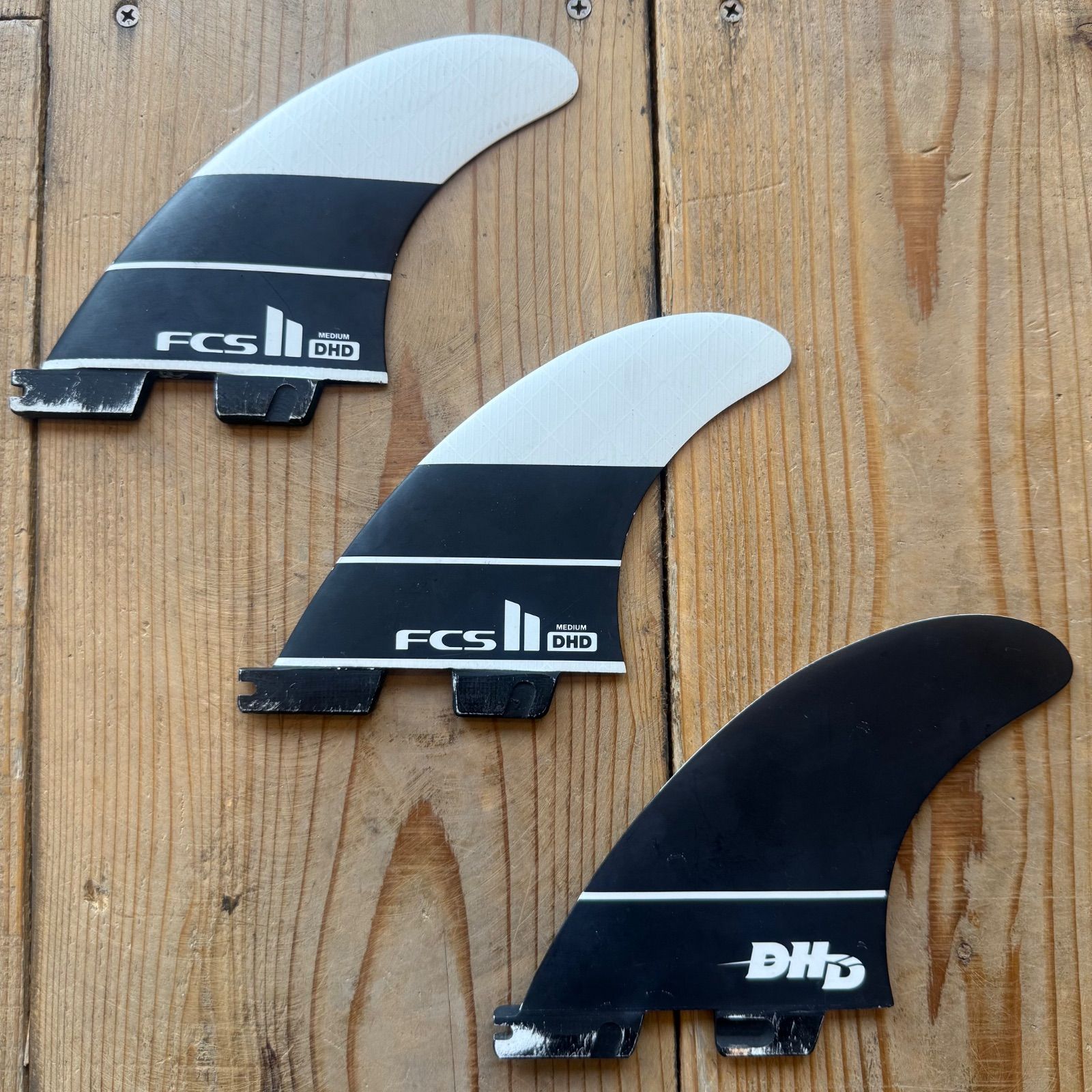 中古品 FCS2 フィン DHD ダレンハンドレー トライフィン Mサイズ