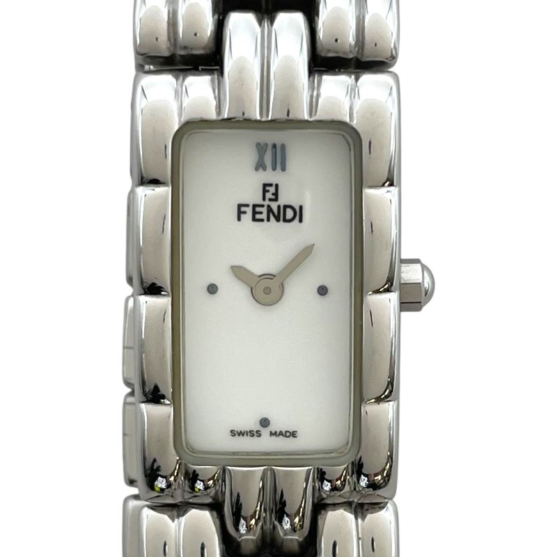 フェンディ FENDI レディースウォッチ 660L ホワイト SS クオーツ