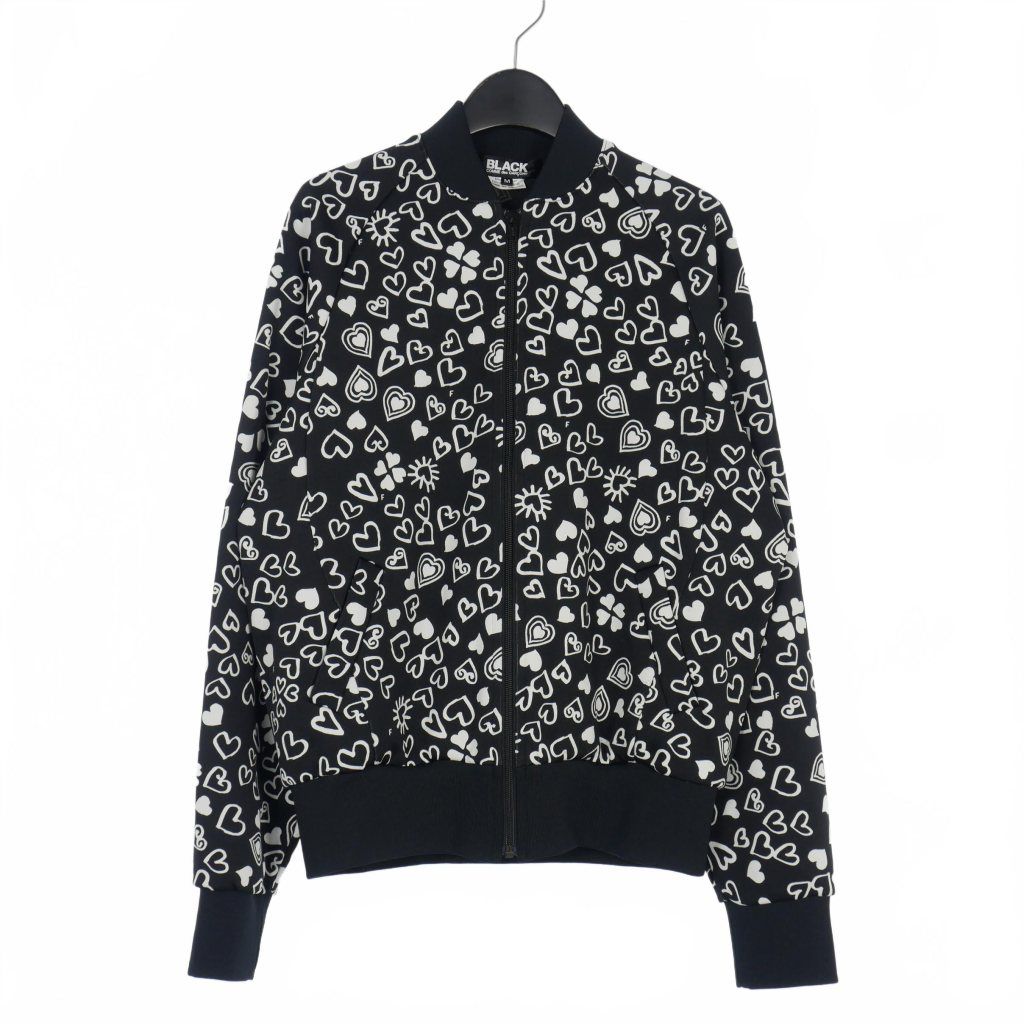 BLACK COMME des GARCONS 22AW トラックジャケット ブラックコムデギャルソン BLACK COMME des GARCONS 22AW ハート