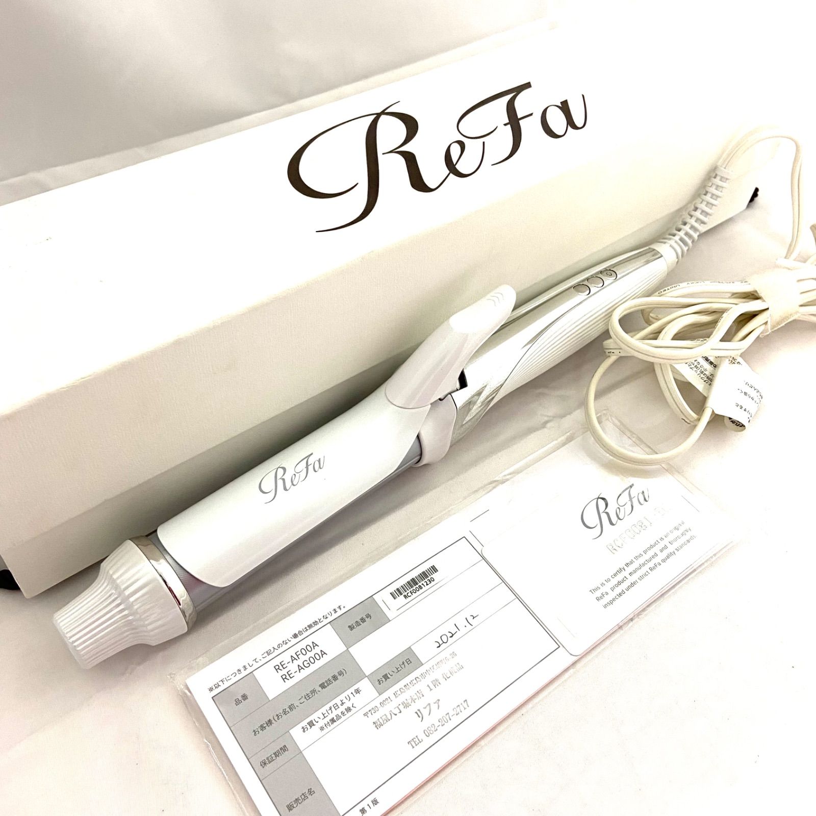 ねね様専用 ReFa カールヘアアイロン ホワイト32mm ぽ*ん様 ReFa