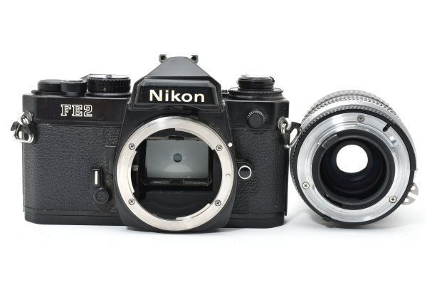 ☆ジャンク☆ Nikon ニコン FE2 ボディ + Ai-s Zoom Nikkor 28-85mm F3