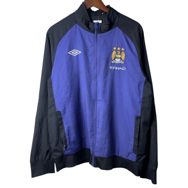 UMBRO Manchester City Official Track Jacket Purple × Black Size L