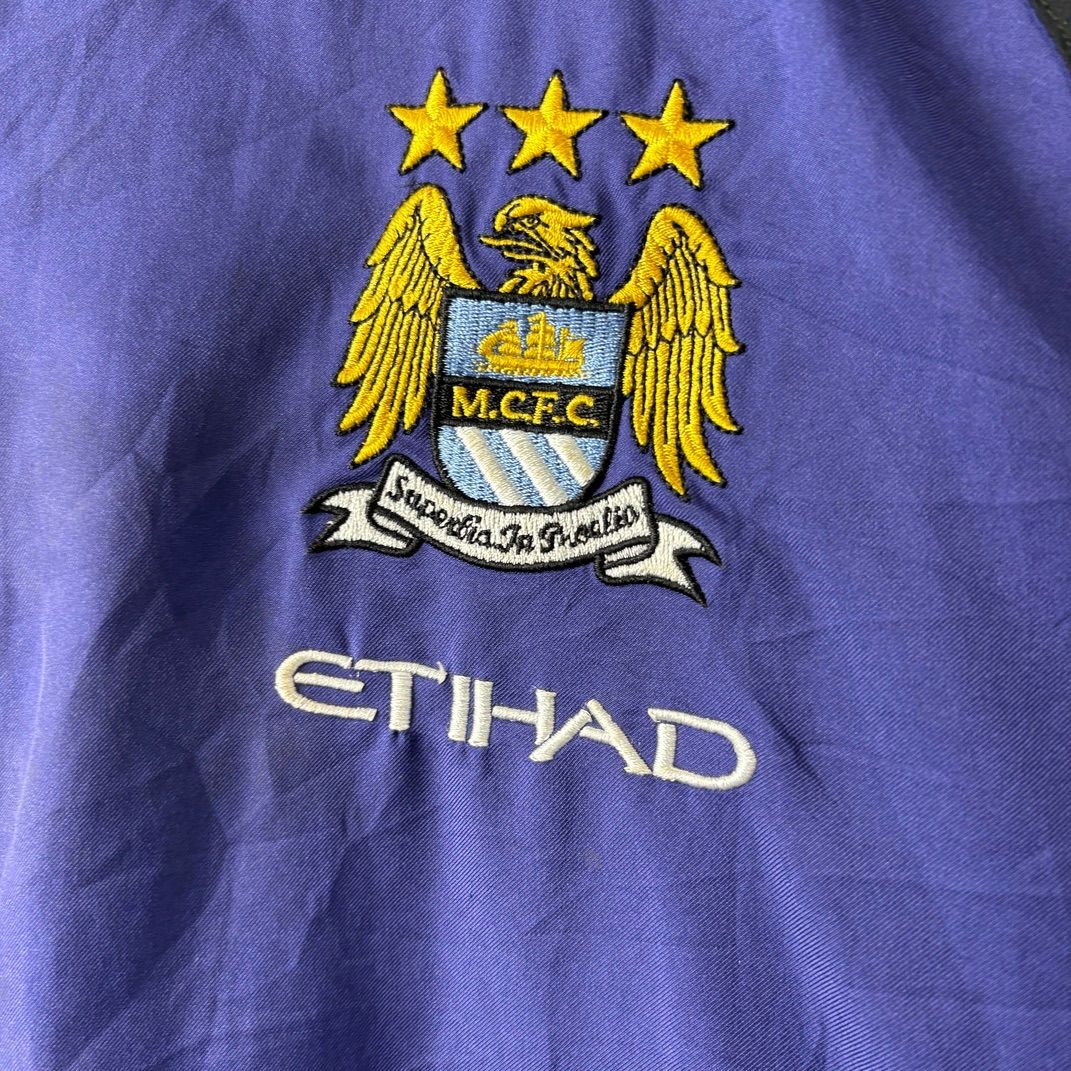 UMBRO Manchester City Official Track Jacket Purple × Black Size L