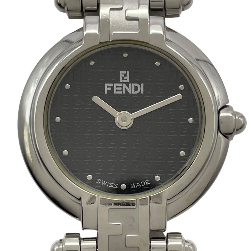 フェンディ FENDI オロロジ 750L ブラック SS クオーツ レディース