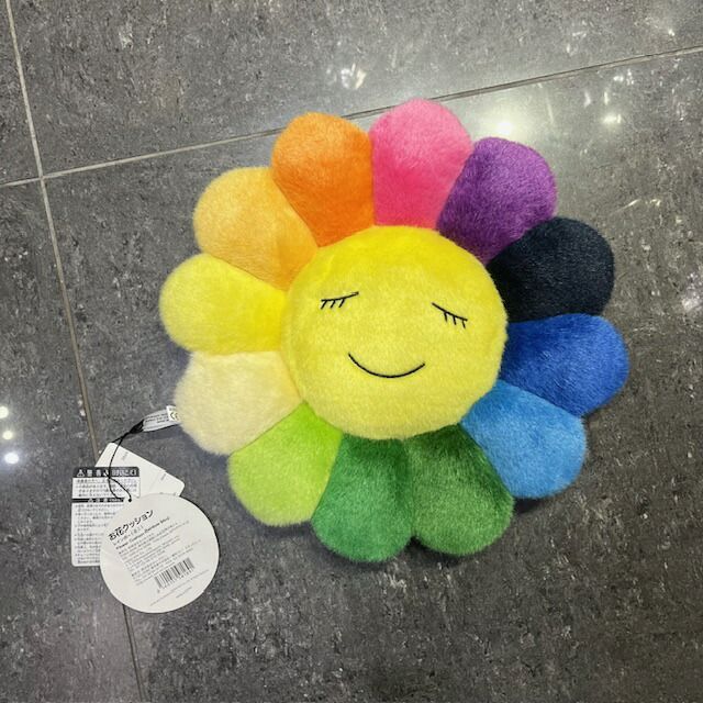 Kaikai Kiki FLOWER CUSHION RAINBOW 30cm カイカイキキ お花