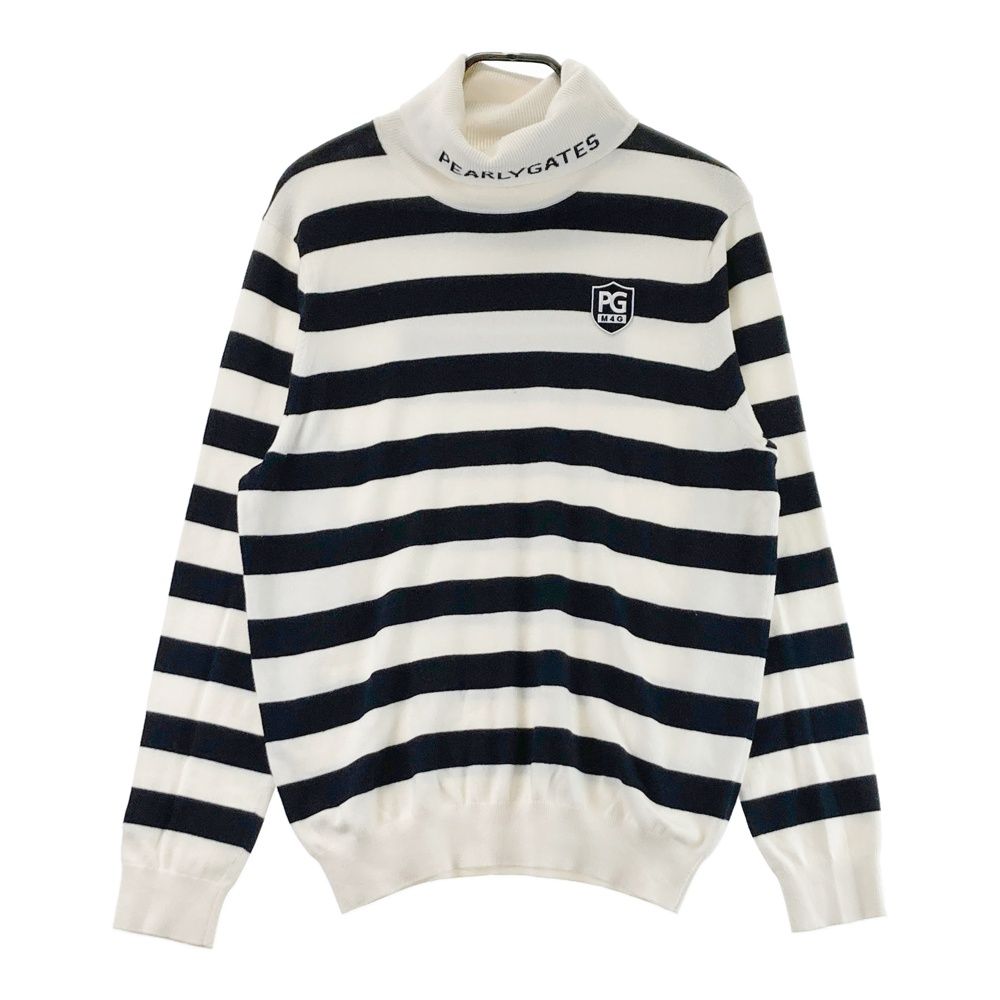 サイズ：6 PEARLY GATES パーリーゲイツ タートル ニット セーター