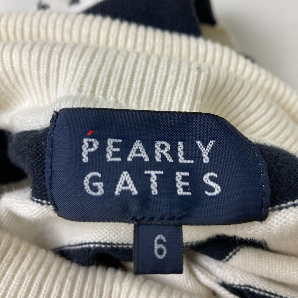 サイズ：6 PEARLY GATES パーリーゲイツ タートル ニット セーター