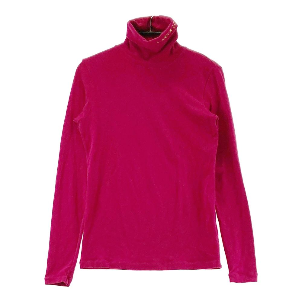 MARK & LONA ピンクハイネックシャツ試着のみ サイズ：S MARK&LONA マークアンドロナ タートルネック 長袖Tシャツ