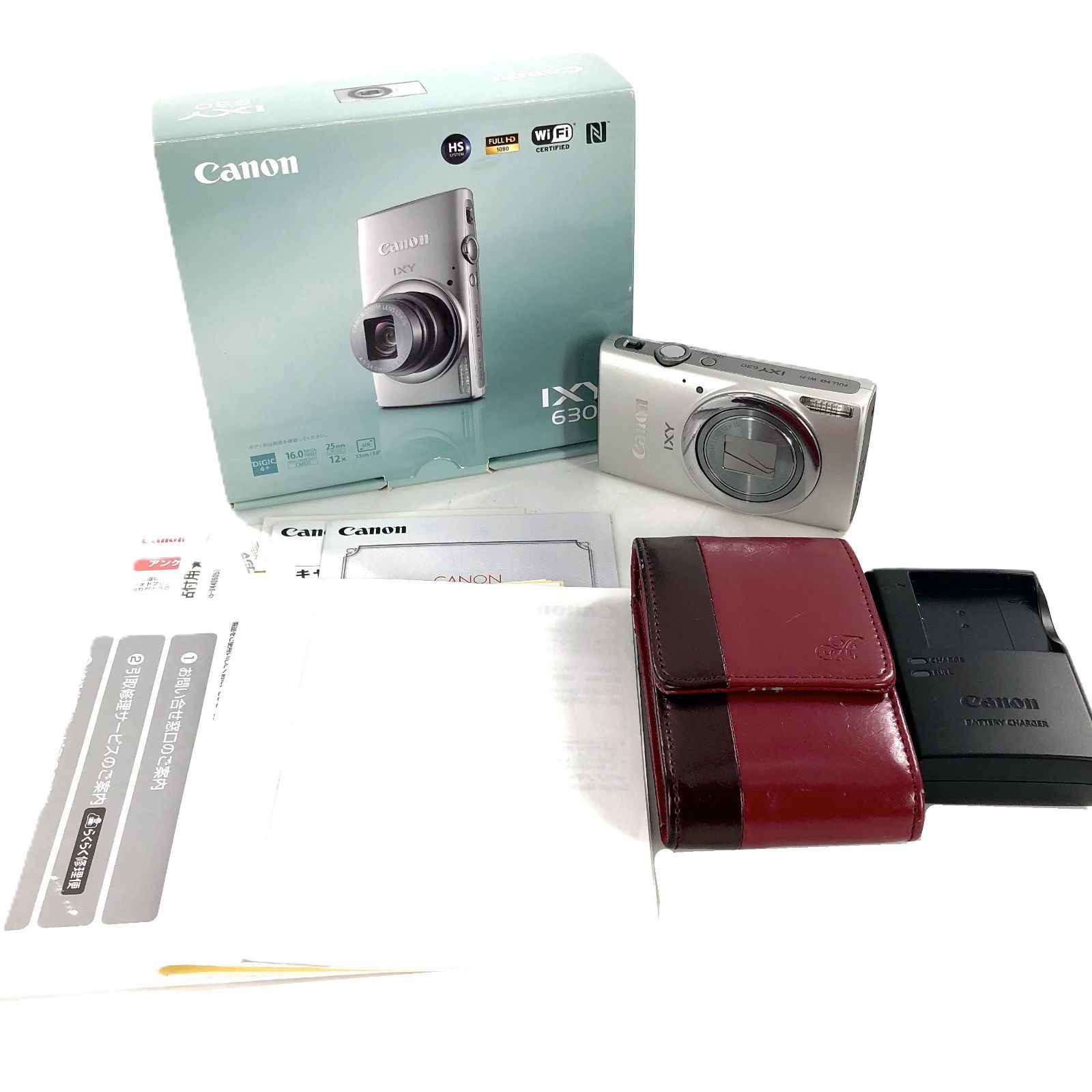 CANON キヤノン IXY 630 コンパクトデジタルカメラ 付属品付き CANON キヤノン IXY 630 コンパクトデジタルカメラ 付属品付き 動作
