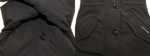 カナダグース CANADA GOOSE ROSSCLAIR PARKA BLACK XS 2580LA ダウン