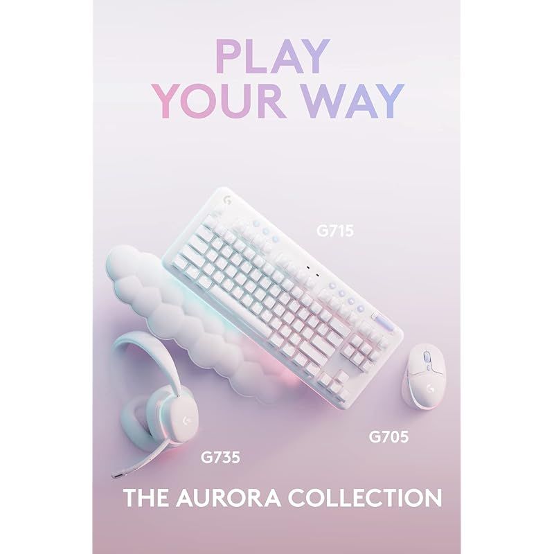 Logicool G705 ワイヤレスマウス ホワイト 本体　美品 ロジクールG ゲーミング マウス ワイヤレス Logicool G G705