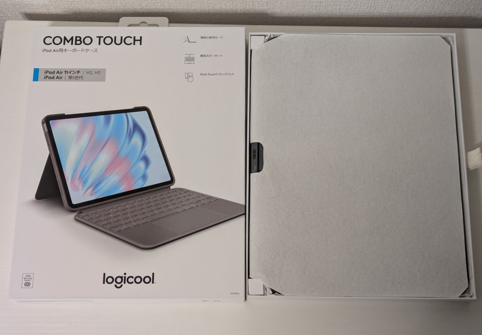 未使用品】ロジクール Combo Touch iPad Air 11インチ M3 & M2
