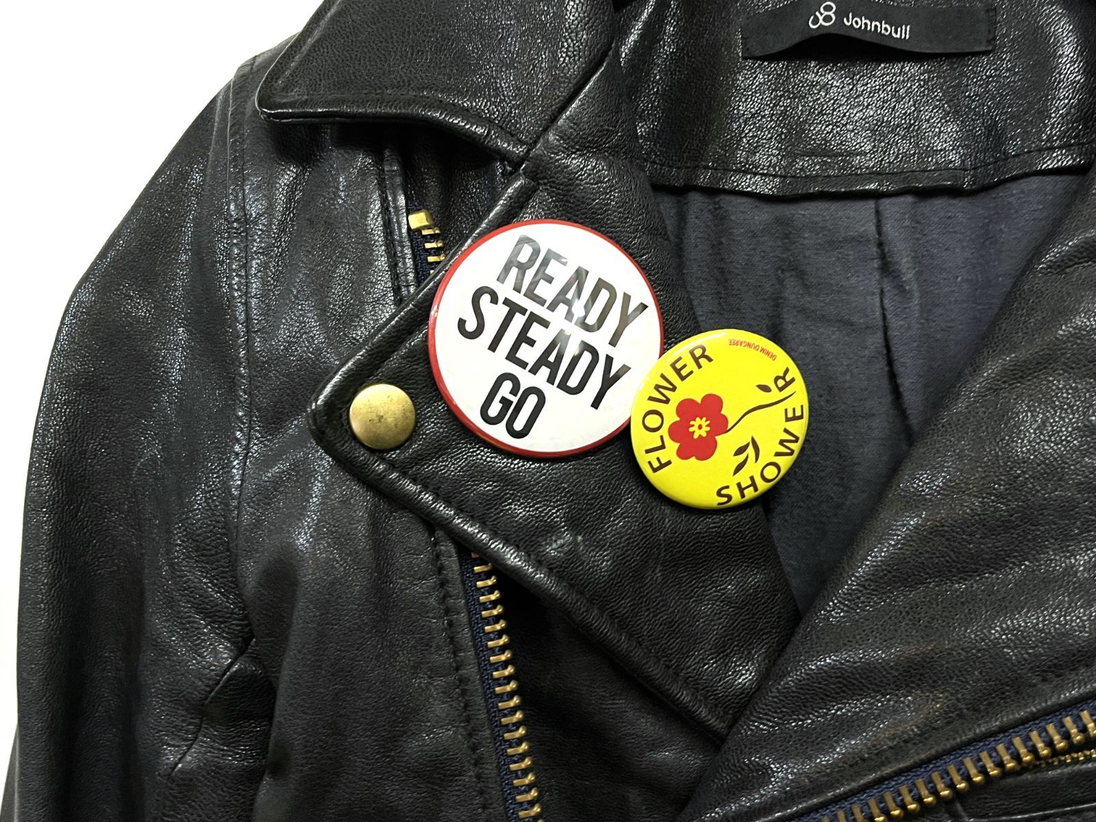 JOHNBULL｜ジョンブル 本革 ゴートスキン レザー 山羊革 ダブル