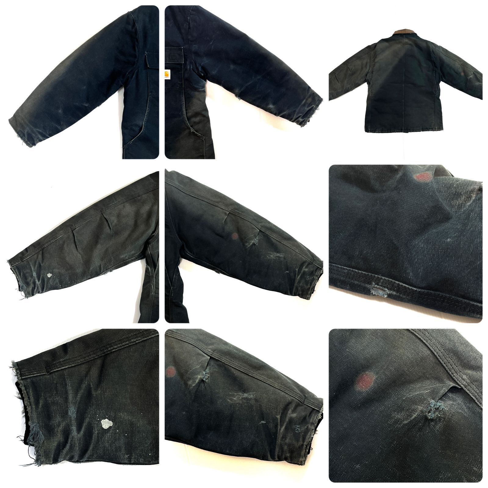 極上フェード 90s 00s C003 BLK Carhartt カーハート トラディショナル