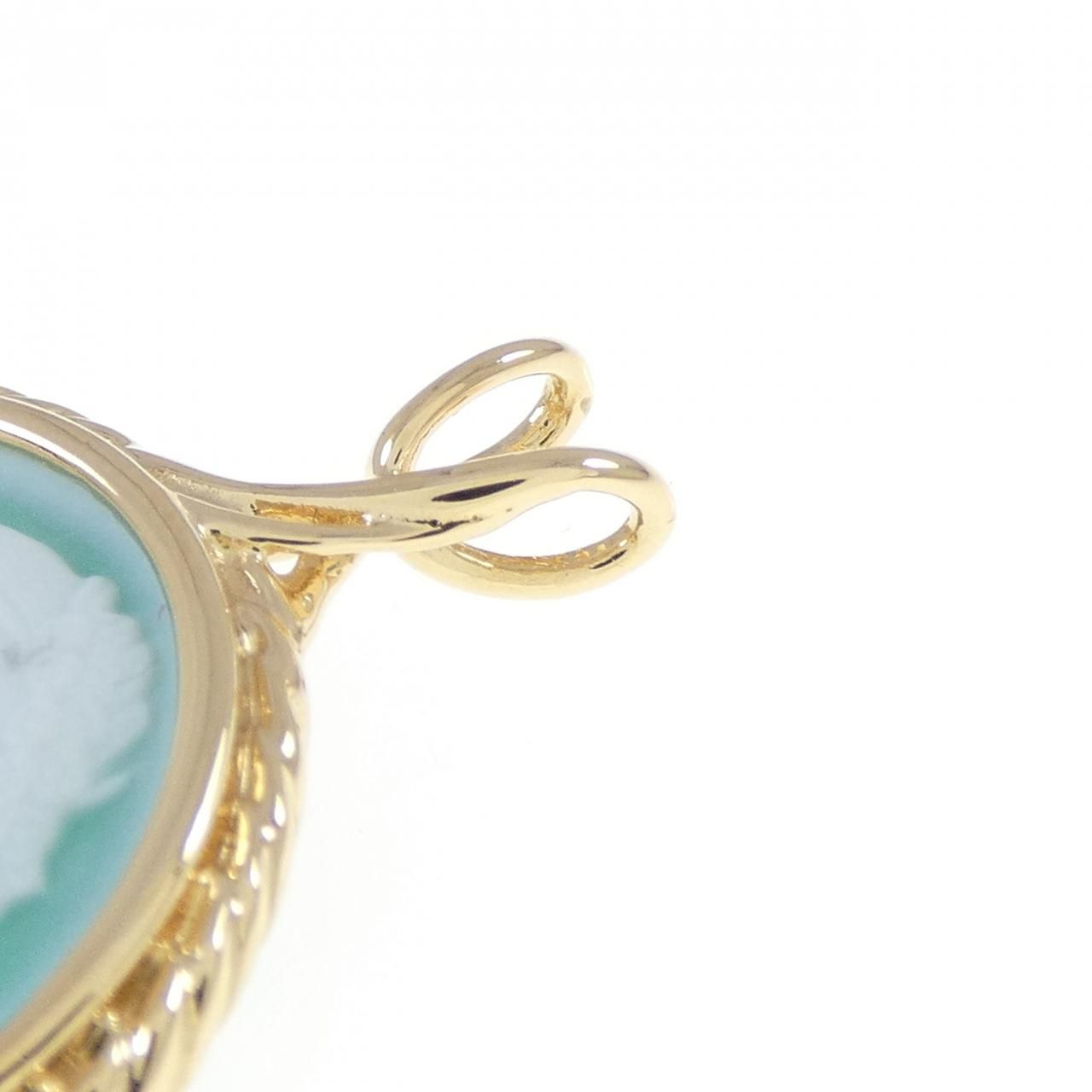 K18YG メノウカメオ ペンダント - メルカリ