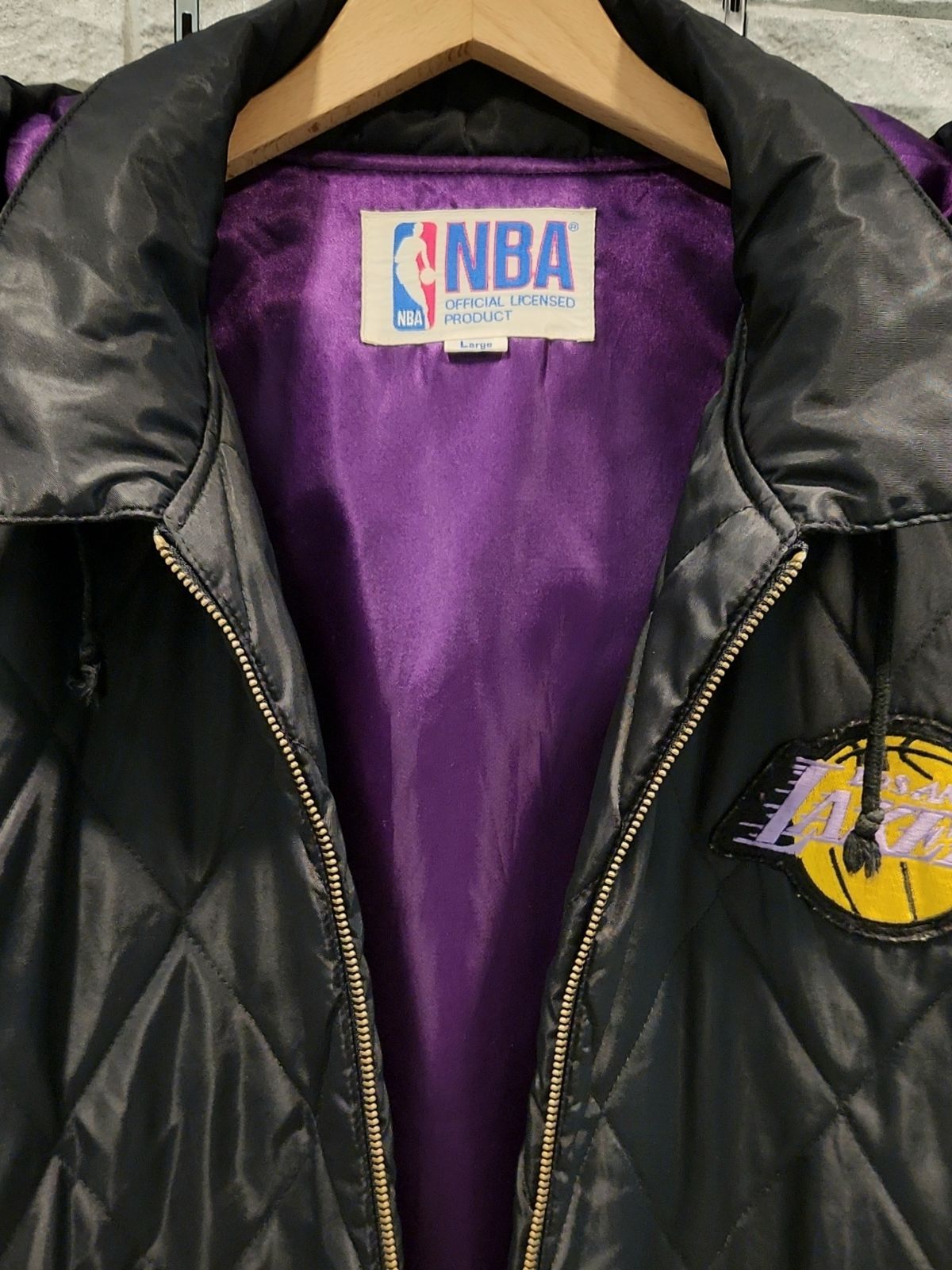 90s NBA LAKERS レイカーズ ベンチコート サイズL - メルカリ