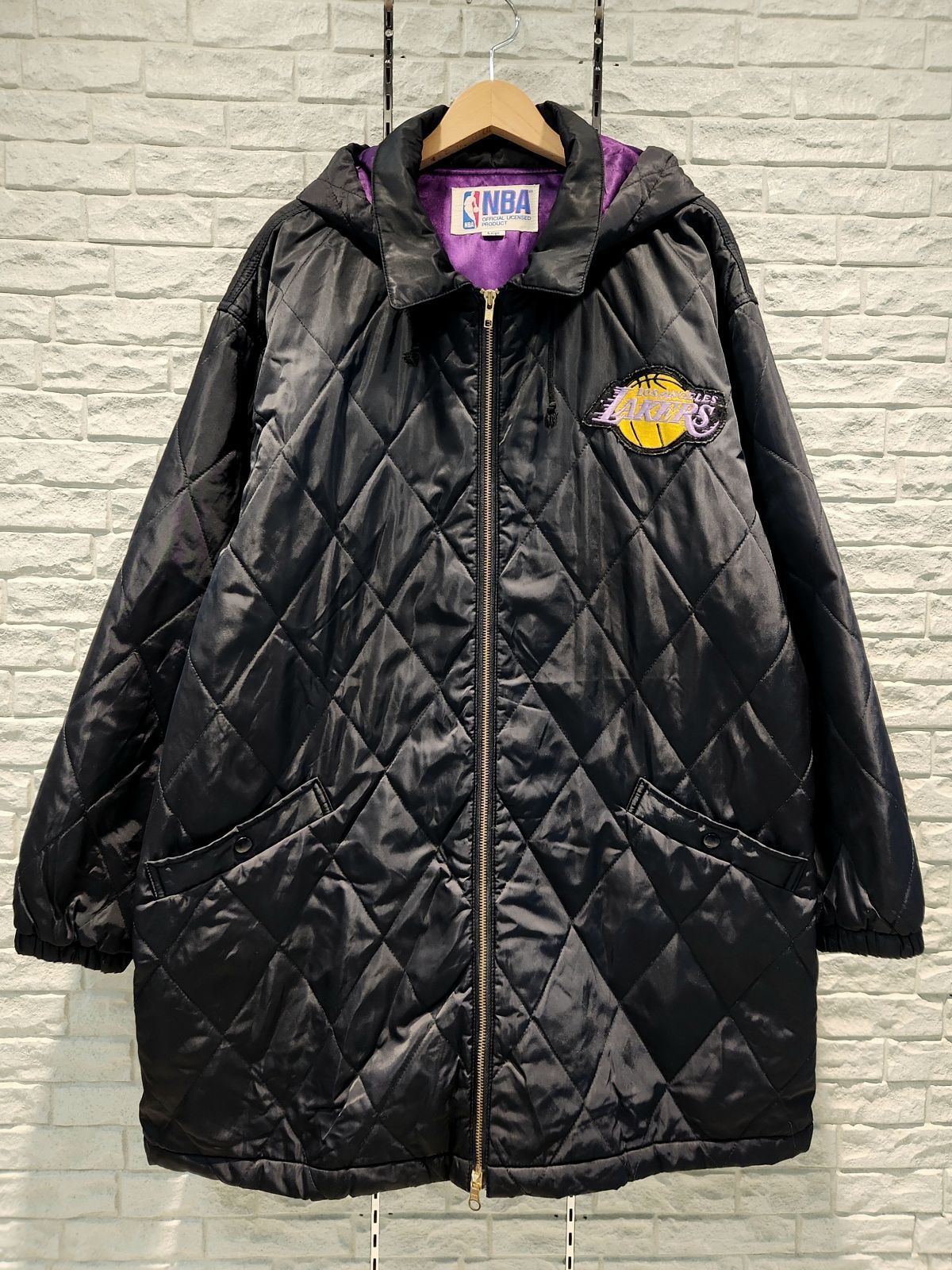 90s NBA LAKERS レイカーズ ベンチコート サイズL - メルカリ