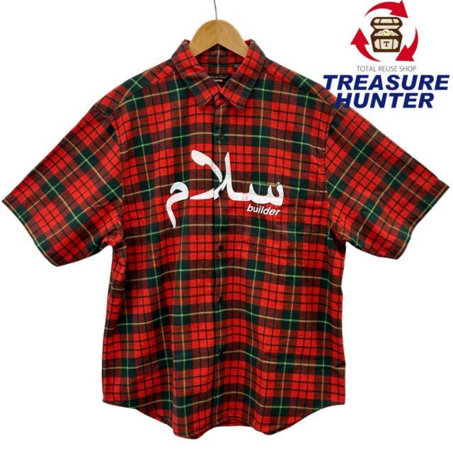 Supreme×UNDER COVER 半袖フランネルシャツ Red Plaid サイズM 23SS シュプリーム×アンダーカバー 【100061703002】