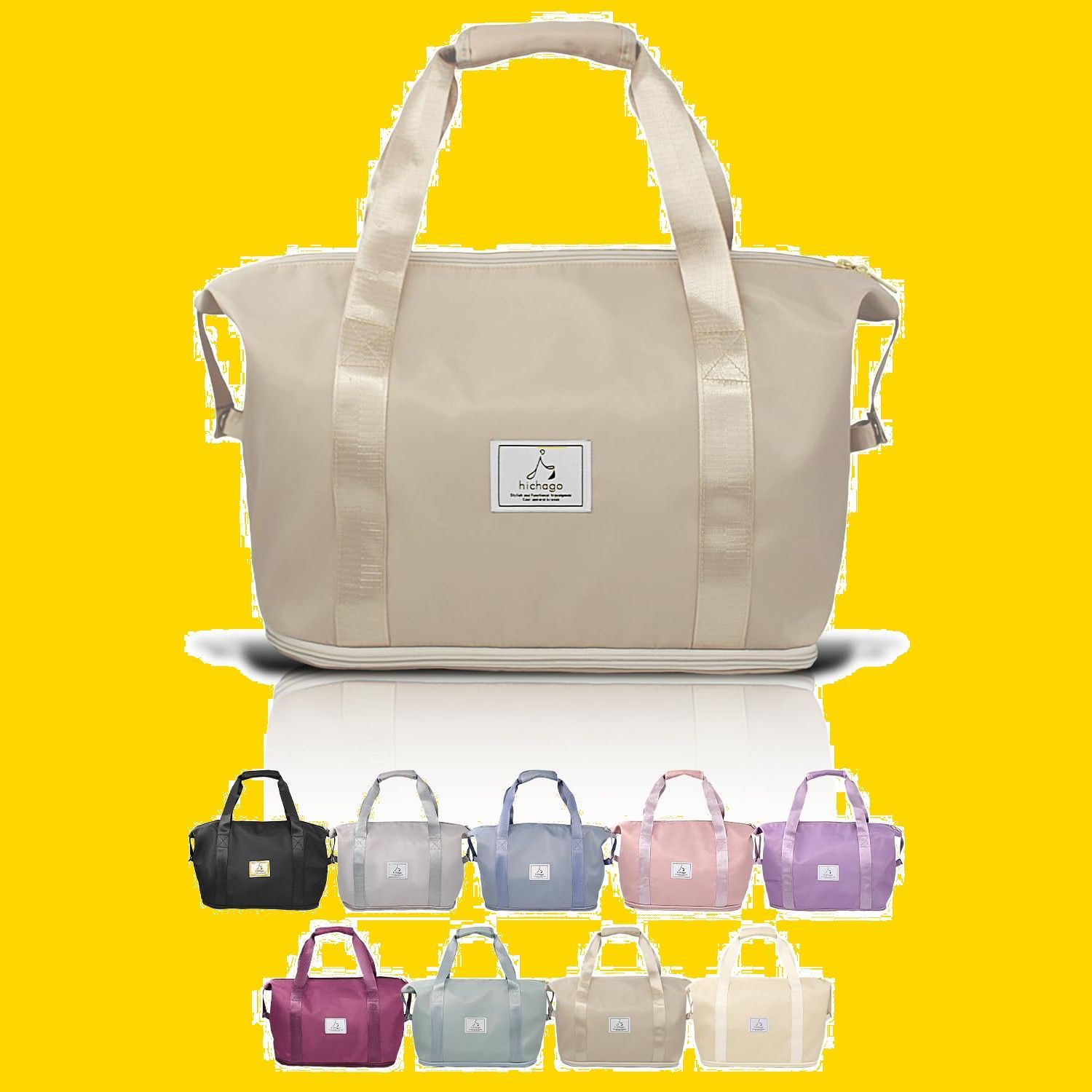 メンズ レディース 修学旅行 旅行 キャリーオンバッグ 軽量 拡張 大容量 サブバッグ 旅行バッグ 【 hichago ボストンバッグ 旅行バッグ 3WAY 2段拡張 撥水 大容量 軽量 キャリーオンバッグ メンズ レディース 修学旅行