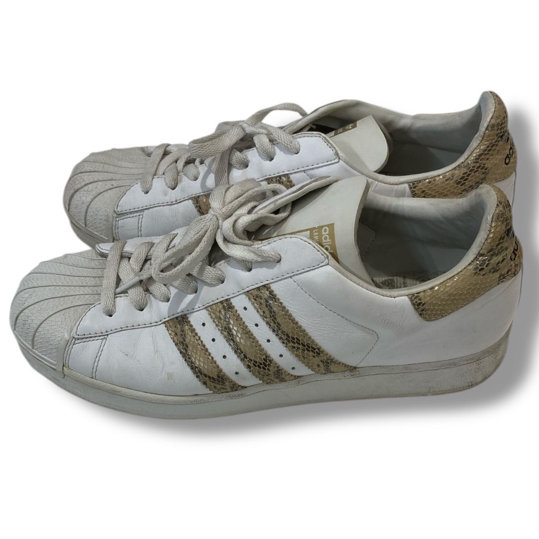 adidas スネークパターン スニーカー27.5cm adidas SUPER STAR アディダス スーパースター スニーカー 01年製