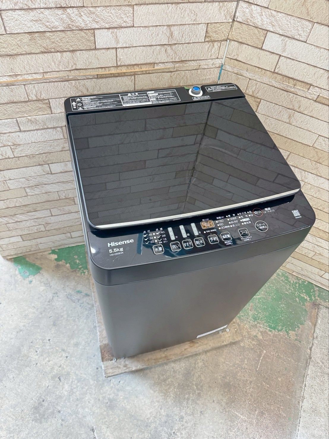 大阪 3か月保障付き 洗濯機 ハイセンス 5 kg HW G 55 E 2 K IS 526