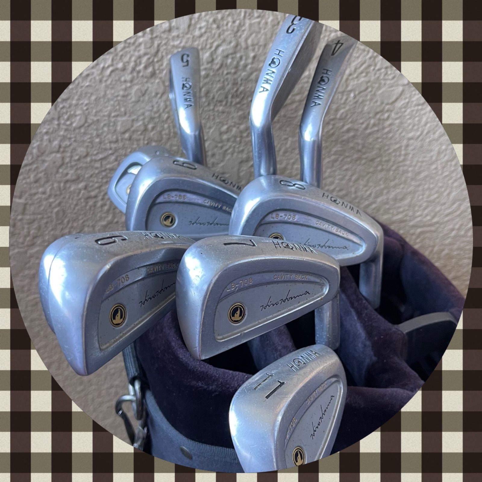 ☆送料込み☆57-2311-045☆ハード☆アイアンセット☆ホンマ☆LB-708☆S