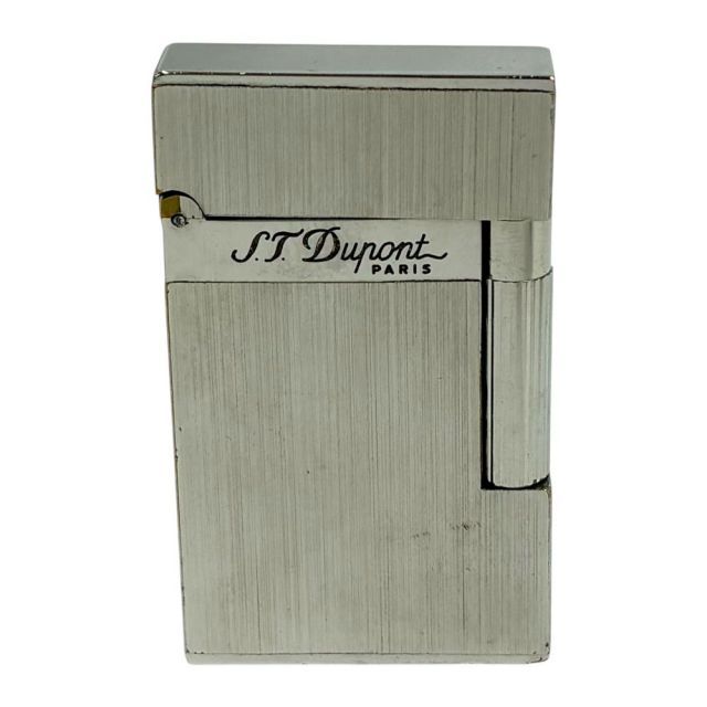 S.T.DUPONT デュポン ライター 16404 シルバー ジャンク品 箱付 ライン 