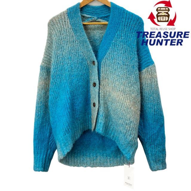 MAISON SPECIAL イタリアンアルパカ グラデーションニットカーディガン