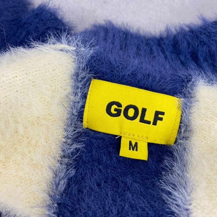 美品　golf wang モヘアシャギーニットカーディガン 美品 golf wang モヘアシャギーニットカーディガン