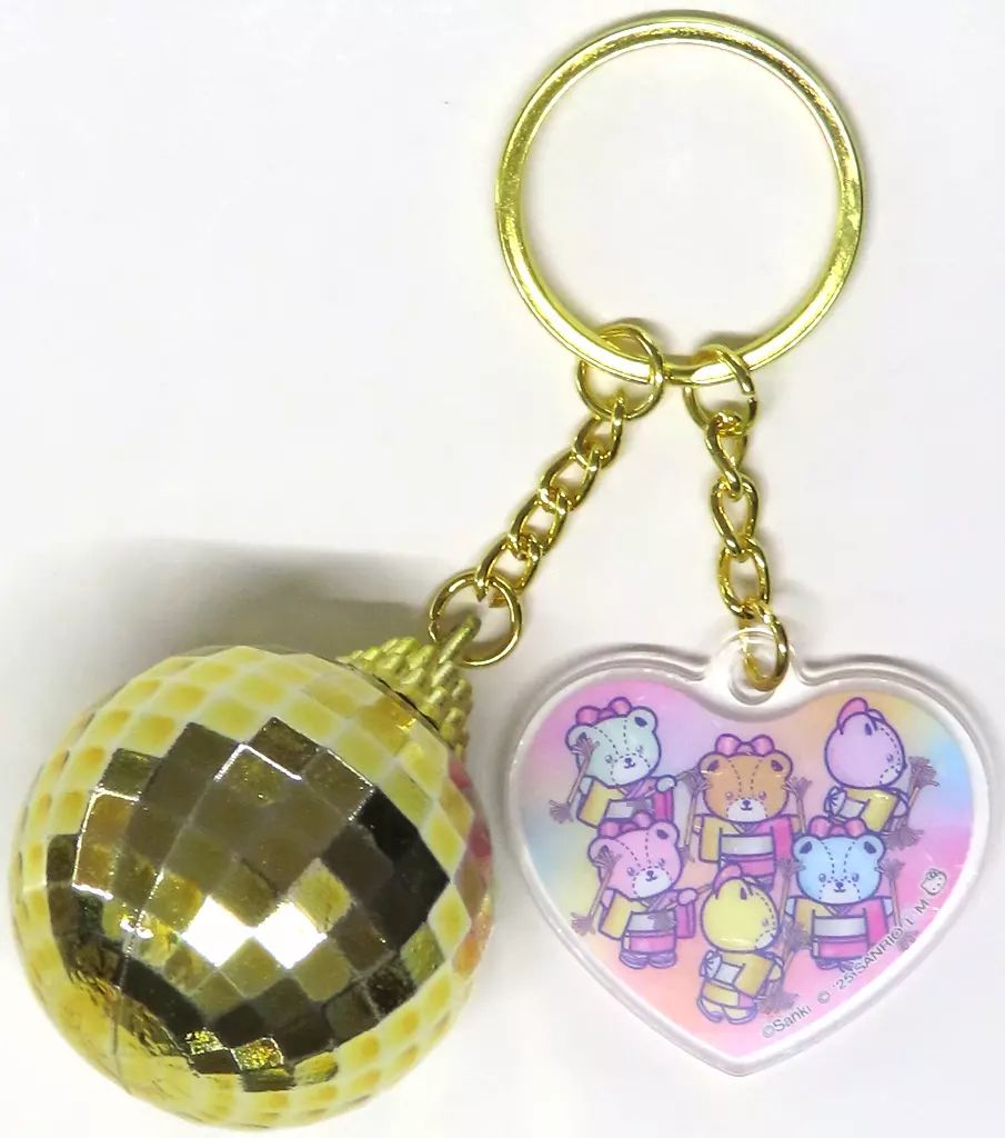 中古】キーホルダー タイニーチャム 「マツケンサンバ×ハローキティ