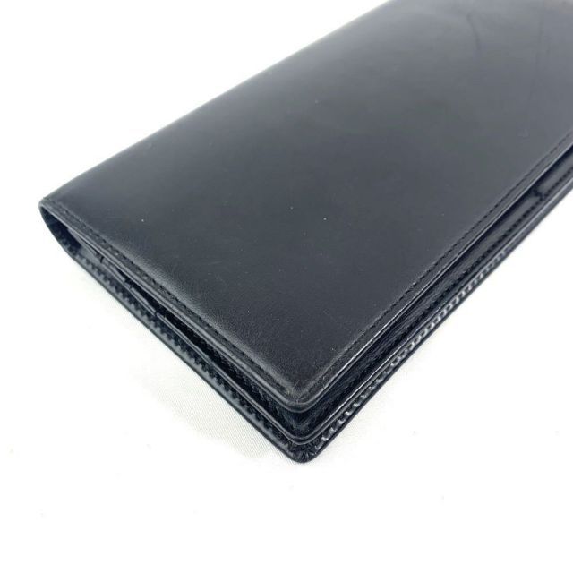 Cartier(カルティエ) パシャ 二つ折り長財布 レザー ブラック フランス